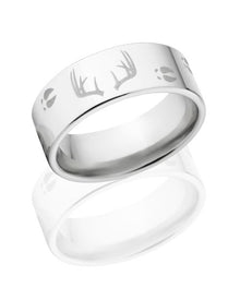 Lasered Deer Rack & Track Rings w/ Comfort Fit