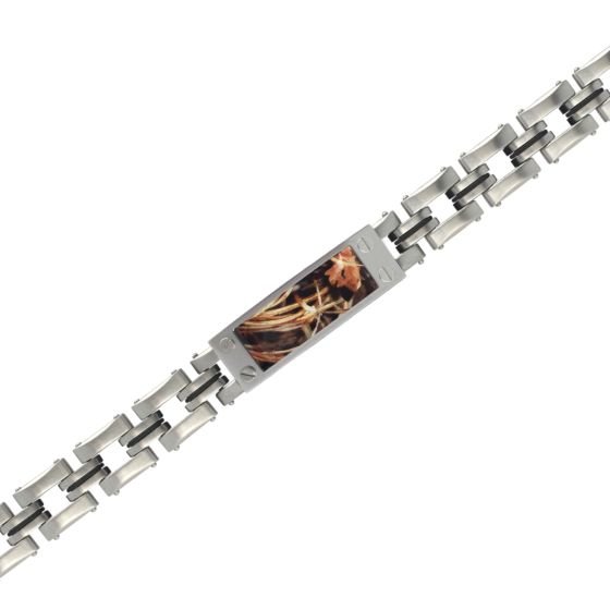 Realtree Max 4 Stainless Steel Camo Bracelets