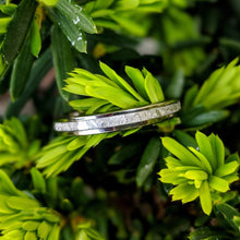 Meteorite Ring in Titanium, Wedding Band Set, Meteorite Titanium Rings Set - USA Made