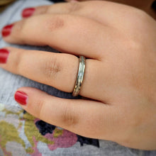 3mm Comfort Fit Women's Gibeon Meteorite Ring-3F Ladies Gibeon Meteorite Bands