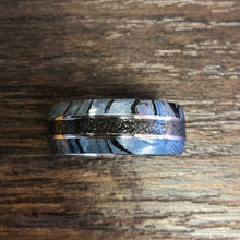 9mm Authentic Genuine Gibeon Stardust Meteorite Rings, Gibeon Meteorite Wedding Band Stardust Rings