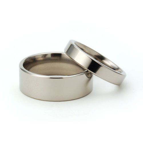 Titanium Ring Sets: Matching Wedding Ring Set