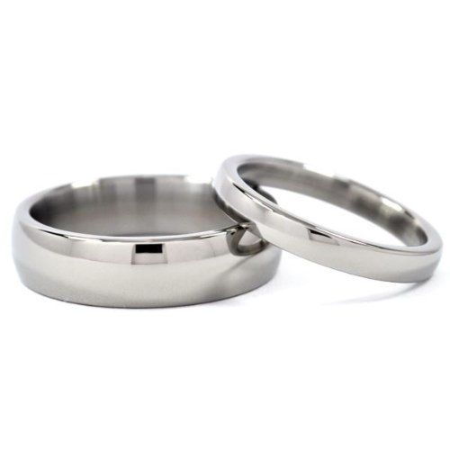 Matching Wedding Rings, Titanium Ring Set