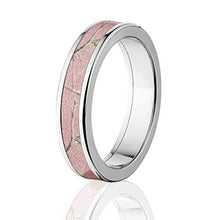 Branded RealTree Pink Camouflage Titanium Rings, Premium Camo Bands