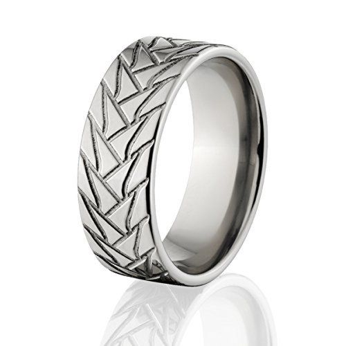 Titanium Tire Band - Men's Wedding Rings