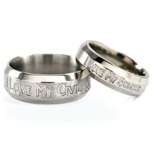 Titanium Ring Set For Him And Her, Army, Airforce, Marines