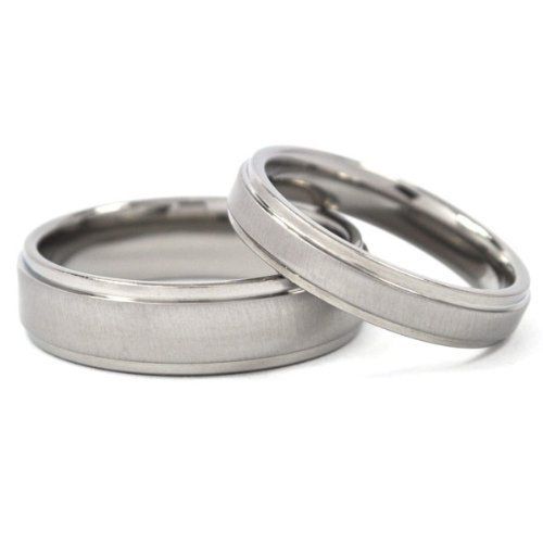 Titanium Promise Rings, Couple's Ring Sets, Matching Rings