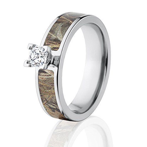 Realtree Max 4 Camo Engagement Ring w/ 1/2 CTW 14k Prong Setting