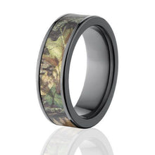 Black Zirconium Mossy Oak New Break Up Camo Wedding Ring