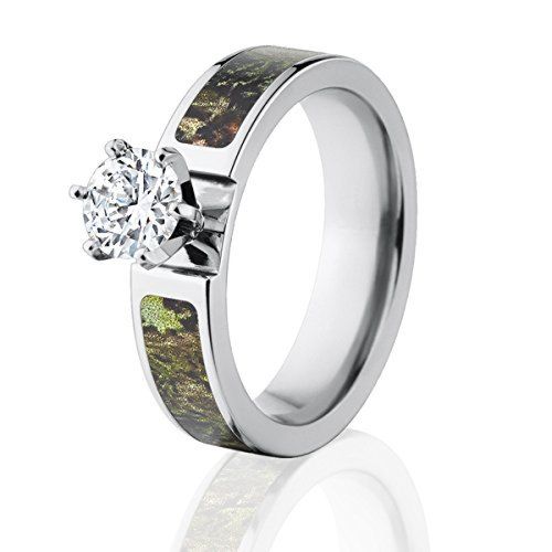 Mossy Oak Obsession Engagement Ring, Womens Camo Rings