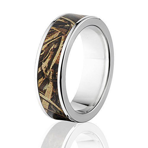 RealTree Max 5 Official Rings, Titanium Camouflage Ring