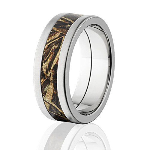 RealTree Max 5 Camo Rings Rings with a Crossbrush Finish & Comfort Fit