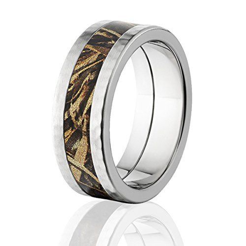 RealTree Max 5 Official 8mm Wide Camo Rings w/ Premium Camouflage