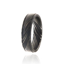 American Made Damascus Steel Rings Available In Sizes 4-17 Whole, Half & Quarter