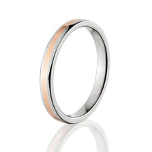 New 3mm Titanium Ring With Copper Inlay, Aerospace Titanium Ring, Copper  Wedding Band,Copper Inlay Ring Wedding Ring : 3HR11G-COPPER