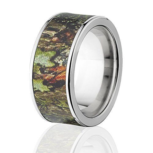 Obsession camo rings, men's Mossy Oak Wedding bands