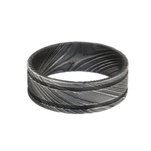 American Made Damascus Steel Wedding Bands Hand Shaped Quality Bands