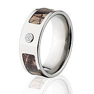 Mens Diamond Camo Rings