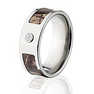 Realtree AP Camo Rings Camouflage Wedding Bands Titanium AP Camo