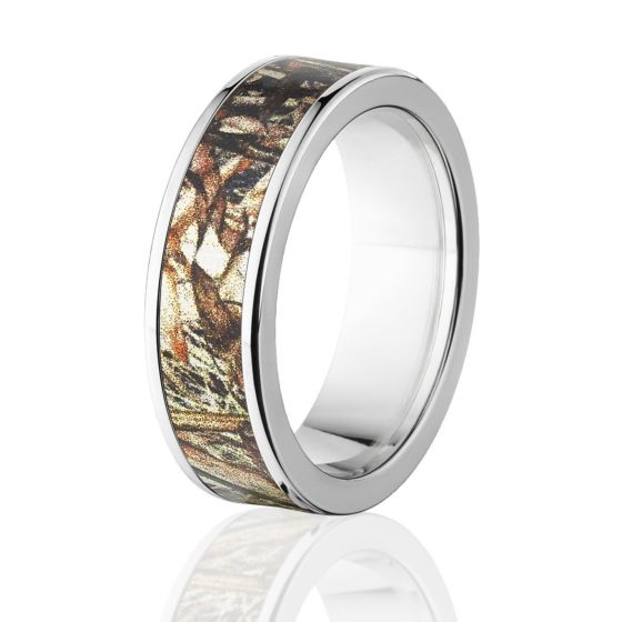 Duck Blind Camouflage Rings, Official Camo Bands, Titanium Camo Rings