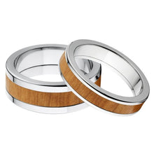 Exotic Wood Matching Ring Set, Olive Wood Rings, Wood Rings, USA Made