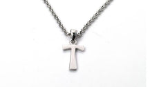 Sterling Silver Cross Pendant, Cross Necklace, Christian Jewelry