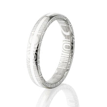 Twisted Metal Rings: Damascus Steel Wedding Ring, 5mm