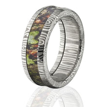 Men's Damascus Camo Rings, Obsession Camo Ring for Him