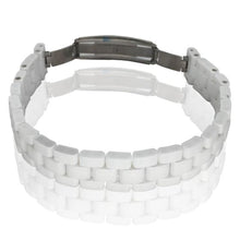 White Ceramic Bracelet - 14mm Wide