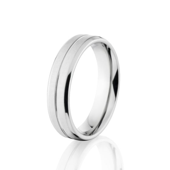 5mm Cobalt Chrome Wedding Ring, USA Cobalt Bands