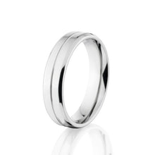 Cobalt Wedding Rings: Beveled Cobalt Band
