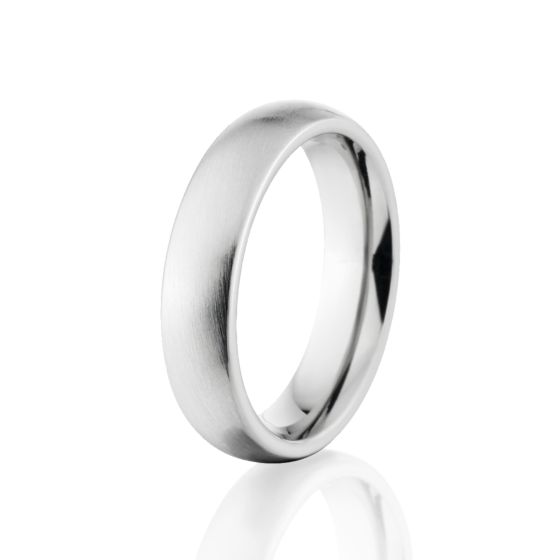5mm Cobalt Chrome Wedding Ring, Cobalt Bands