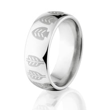 Titanium Arrow Ring, Arrow Design Ring