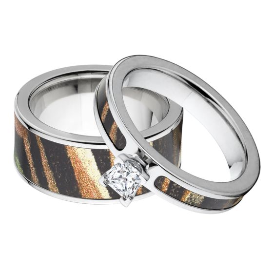 Shadow Grass Camo Engagement Ring Sets - Official Mossy Oak