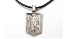 Saint Michael Silver Pendant, St Michael Catholic Jewelry