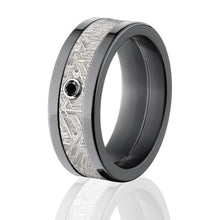 Black Diamond - Meteorite Rings - USA Made - Comfort Fit